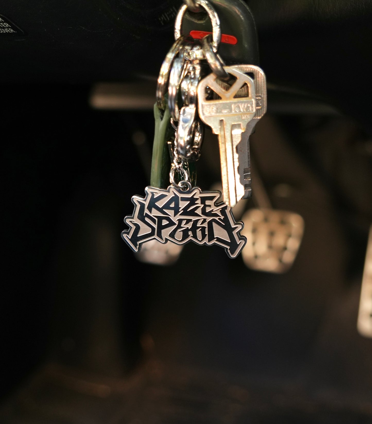 Kaze Speed Stainless Steel Keychain